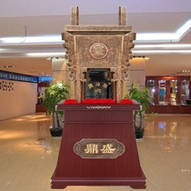 Auspicious source metal landing tripod ornaments opening ceremony souvenir to the Company large-scale landing craft gifts