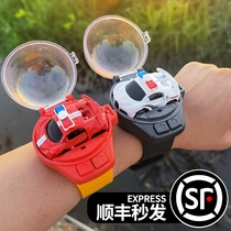 Shake the same watch remote control car charging dynamic toy net celebrity watch mini car childrens girl heart gift