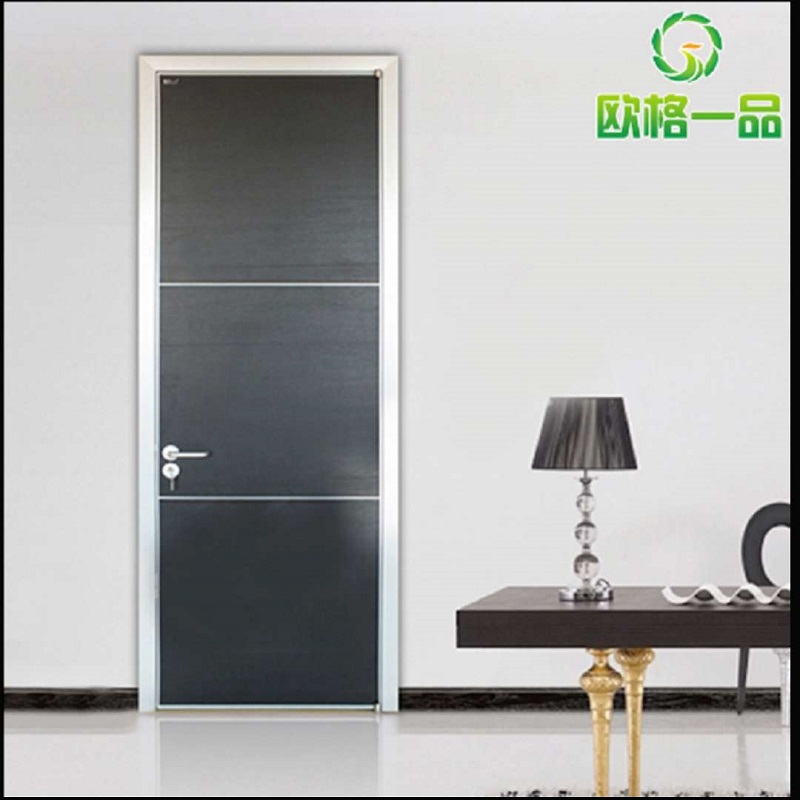 Ouge Yipin aviation aluminum wooden door contains the installation of full accessories environmental protection and safety can be used in the store to match the style
