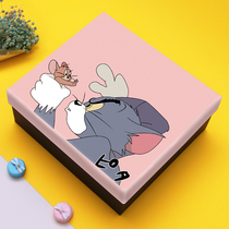 Cat and mouse box gift box birthday gift box Valentines Day ritual gift box to send girlfriend decoration empty box