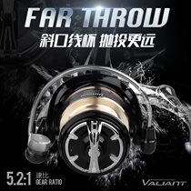 Dao spinning wheel metal long drop inclined mouth Road sub wheel rock fishing wheel road sub micro material wheel ultra light fishing reel