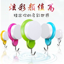 Hook Powerful Viscose Stick Wall Wall-mounted Bearing Suction Cup Kitchen Hook without scar sticking door rear free of punch sticking hook