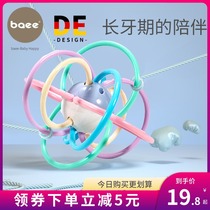 baee baby teether molar stick Baby 0-3 bite music 6 boiled toys 12 months old hand catch ball