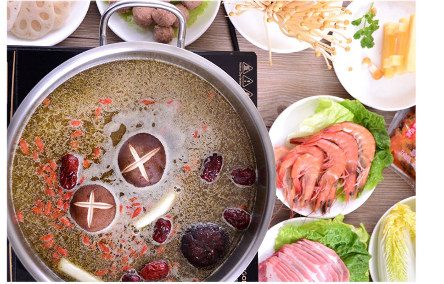 大红袍火锅底料三鲜清汤锅调料成都海鲜锅底小包装家用不辣冬阴功_爱