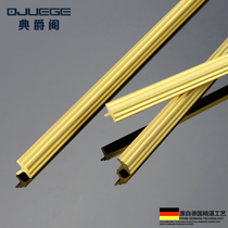 Dianjue T-shaped copper strip edge strip t decorative strip inlaid floor flat strip threshold stair anti-skid strip embedded