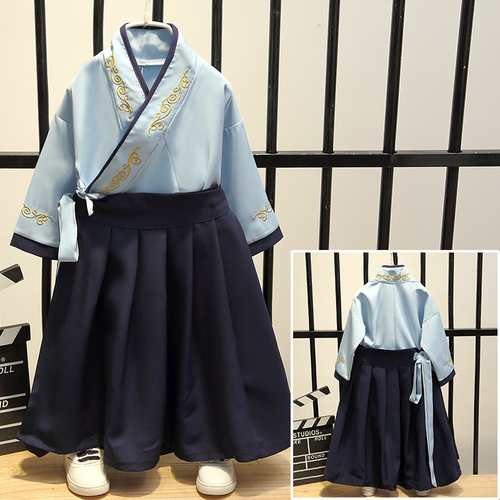 Boys Tang Suit for Kids Hanfu boys spring and summer Tang clothes children Chinese style suit