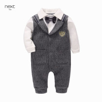 Next Kiddy Newborn Baby Baby Boy One-Jacket Year Old Gentleman Dress Spring Autumn Full Moon Haruki Replica