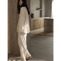 Pajamas women Spring and Autumn long sleeve cotton set 2021 New Fashion Women autumn and winter loose size home clothes