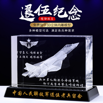 Veterans souvenir gifts air force planes J-20 jian shi F 15 helicopter ornaments custom lettering