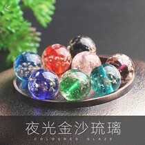 Luminous beads glow super bright hand rope weaving accessories childrens hand string loose beads plastic hole DIY accessories beading