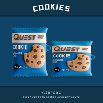 Cookies Pie Apply Airpods Protective Sleeves AirPods2 Creative AirPodsPro Headphone Shell Apple Wireless Bluetooth Silicone Gel Soft ins3 Tide Card 2 Diod Ipod