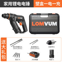 Dragon Rhyme Lithium Electric Hammer 12V Charged Home Multifunction Concrete Dual-use Impact Drill Electric Power Screw Batch