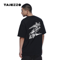 TAJEZZO Trace Detector's Trends New Inoculation Men's Cotton Short Sleeve T-shirt Sweaty Shirt Men in Summer