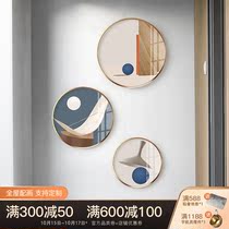 Morandi round decorative painting porch painting corridor aisle mural modern simple sofa background wall painting living room painting