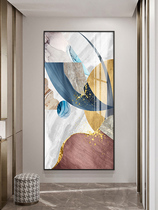 Modern light extravaganza Decorative Painting Abstract Atmospheric Corridor Aisle Hanging Painting Vertical Version Upscale Floor Mural Living Room Painting