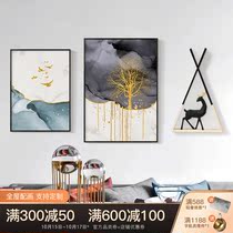 Light luxury decorative painting restaurant wall decoration creative dining room murals Nordic dining table hanging painting modern simple living room painting
