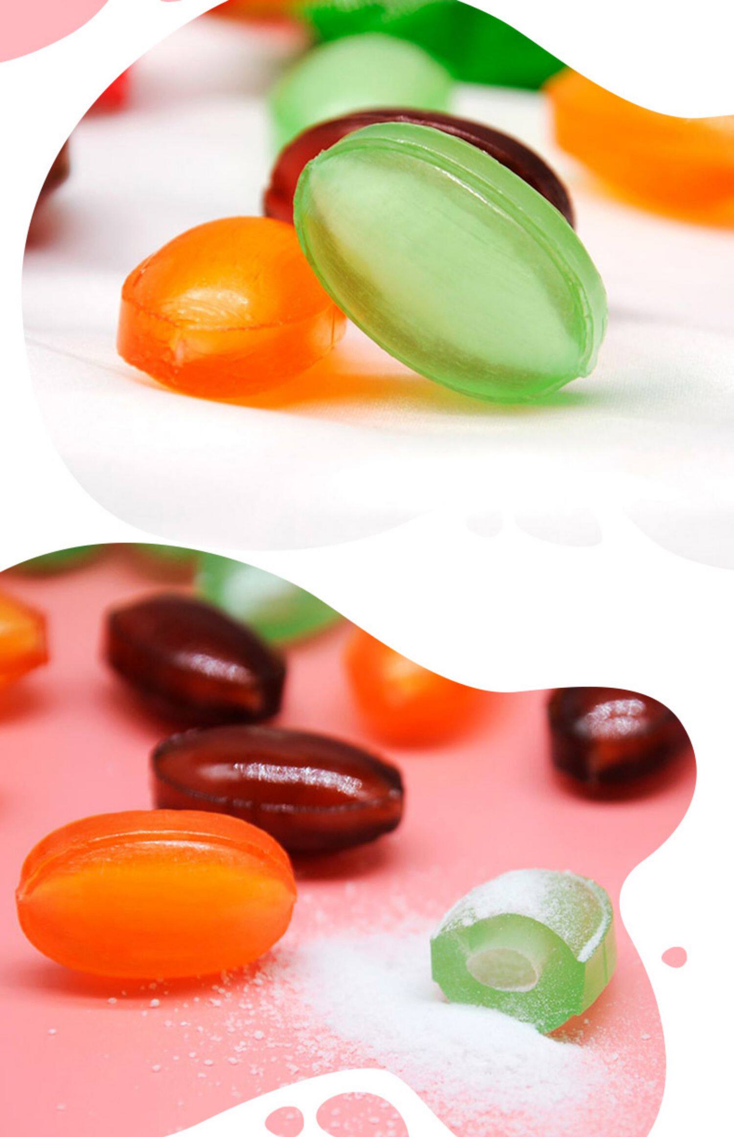 如胜进口糖果酸甜夹心水果糖喜糖散装硬糖网红零食汽水糖俄罗斯糖_vip