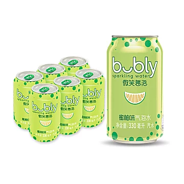 百事官旗！bubly微笑气泡水汽水330ml*6罐[10元优惠券]-寻折猪