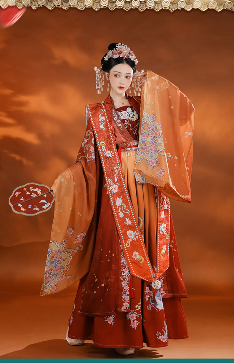 裳云兮清平乐宋制汉服霞帔五套装