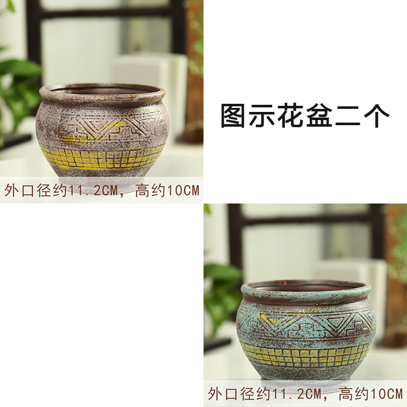 End fleshy flowerpot ceramic in the Europe type restoring ancient ways, flesh POTS, special offer a clearance breathable classic green plant POTS