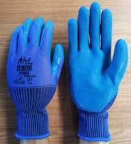 Xingyu A688 excellent anti-protection environmental protection gloves wear-resistant blue yarn blue glue full 120 pairs discount 240 pairs per bag