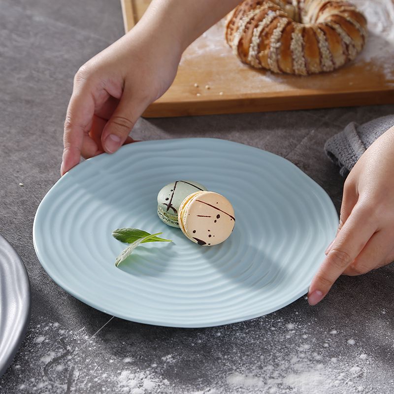 Nordic creative dishes ceramic household breakfast dinner plate web celebrity photos nice cake plate of pasta dish plate