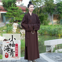 Purple Sweet Haiqing Courier Serve Female Taiwan Mazar Zen Xiu Haiqing Clothes Cassole Man Monk Coat Summer