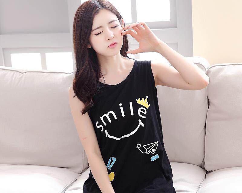 矮小小个子夏季大童睡衣女孩子背心睡裙纯棉121316岁睡裙