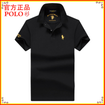 Large-brand Paul POLO shirt Summer pure cotton swollen short-sleeved t-shirt high-end lenient leisure male top