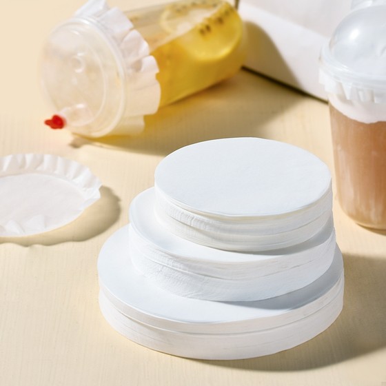 Disposable takeaway sealing anti -leakage paper milk tea coffee cup disposable sealing sticker cup lid Disposable takeaway sealing anti -leakage paper milk tea coffee cup disposable sealing sticker cup lid