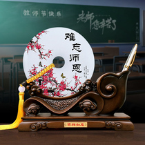 Auspicious Ruyi Wuniu Jufu Ping Ankan Pen Holder Ornament Customized Desk Decoration Ornaments Annual Souvenir