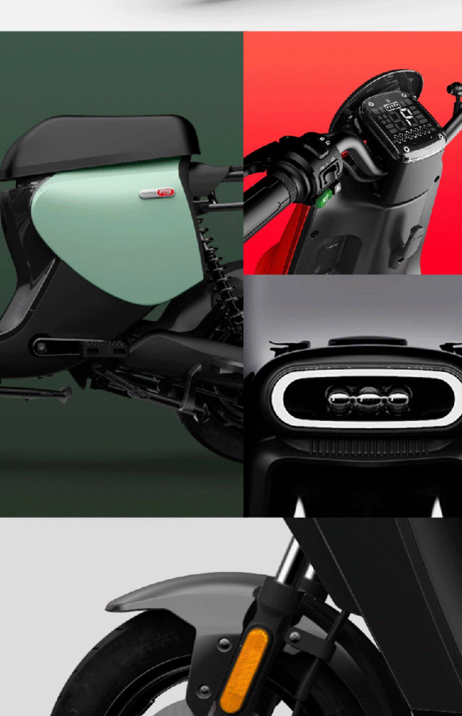 猛犸电动a8新国标电动车3重防盗16ah通勤带娃高续航5秒换电