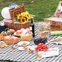 Outdoor picnic mat thickened moisture-proof mat Portable foldable picnic cloth Spring and autumn tour park beach lawn mat