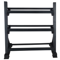 Three-layer dumbbell rack fixed dumbbell plating dumbbell display shelf