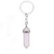 2025 Amazon Jewelry Natural Crystal Stone Bullet Column 열 키인 키 체인 키 펜던트 숙녀 선물 2025 Amazon Jewelry Natural Crystal Stone Bullet Column 열 키인 키 체인 키 펜던트 숙녀 선물