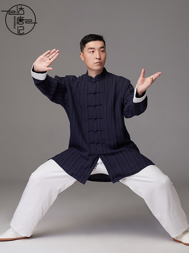 Tai chi clothing kung fu uniforms Taiji costume female spring summer flax Taijiquan training Costume male Taiji costume competition performance Costume