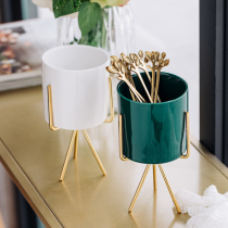 Fruit fork set creative cute fruit sign fruit plug stainless steel fork spoon storage tank household snack cake fork