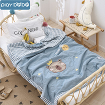 Baby Xia cool quilted by small quilted newborn pure cotton air conditioning by Kindergarten Quilt Summer Baby Spring Summer Cover