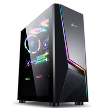 Jinhatian Raytheon desktop computer mainframe box side through the chassis atx shell matx water-cooled small chassis empty box