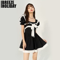 Swimwear women hot spring 2021 New cute Japanese students Conservative gathering holiday swimsuit female thin belly