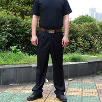 Mens and womens suits summer pants security Spring and Autumn summer duty pants thin navy blue black single pants