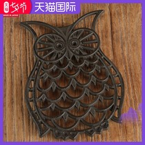 Cast iron pot pad Rock one Southern Japan iron pot base insulation pot holder Handmade iron pot seat Pot tea ceremony accessories