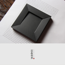 Yantai Raw Stone Calligraphy Special Natural Anhui Yuanyuan Xuanyuan High-end Small Portable Ink Bar Grinding Ink Student Yantai