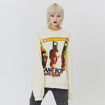 CBIANA 20ss tide brand spoof game machine sweater National tide ins couple super fire loose hip-hop sweater long sleeve