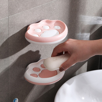 Toilet storage artifact Soap box hole-free toilet Bathroom sink toilet Wall-mounted shelf