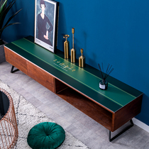 Leather tablecloth waterproof and oil-proof disposable light luxury table mat leather table mat coffee table mat home tasteless plastic tablecloth