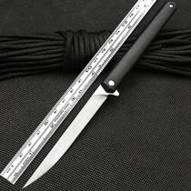 With the wind as the world famous knife quickly open the folding knife sharp carry-on cutter and the outdoor small knife to survive