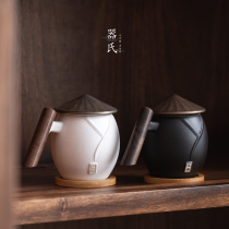 Ji Jianghu mug creative ceramic tea cup tea separation home office tea cup gift box customization