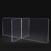 Desktop baffle restaurant hotel partition office unit transparent partition dining table isolation board hotel computer desk