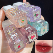 Lip Gloss women moisturizing nourishing water Persistent Transparent Lip Glass Lip Gloss womens small crowdbrand lip glazed mirror water light